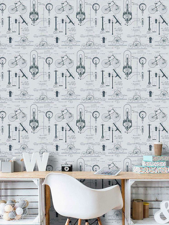 Wallpaper Gray L300xW300cm