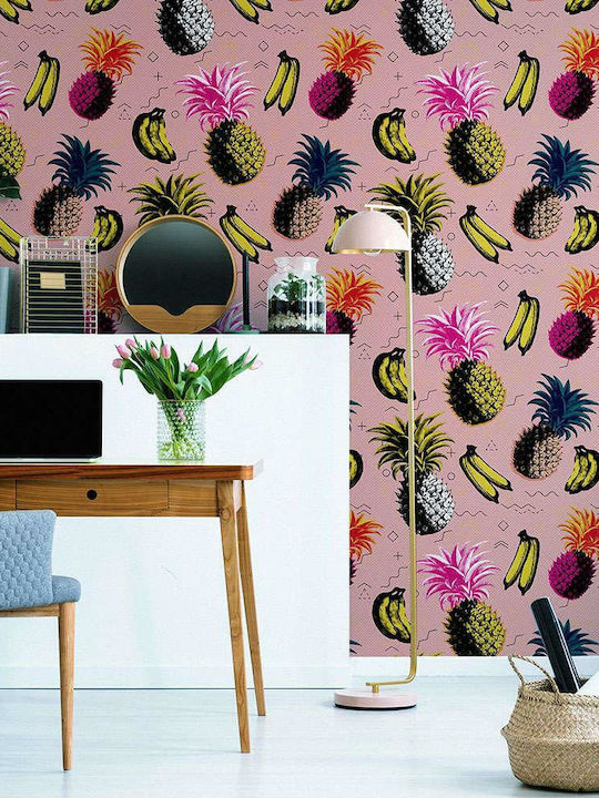 Wallpaper Pink L300xW300cm