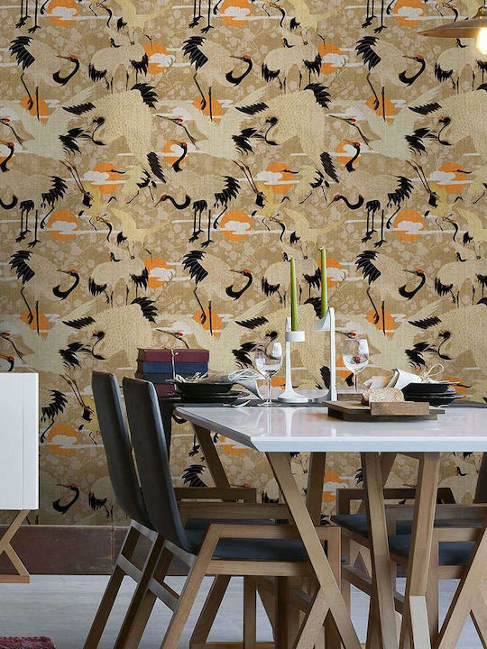 Wallpaper Beige L300xW300cm