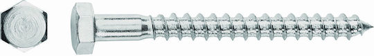 Lux Tools Треньорски винт Εξάγωνο Поцинковани με Διάμετρο M6 και Μήκος 100мм 100бр