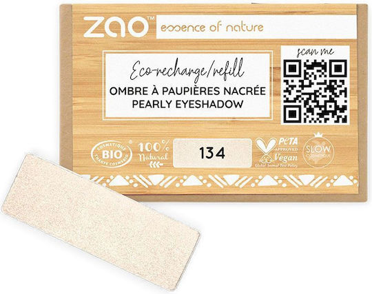 Zao Organic Makeup Σκιά Ματιών σε Στερεή Μορφή με Μπεζ Χρώμα 1.3gr