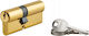 Thirard Lock Cylinder 70mm (30-40) with 3 Keys Gold