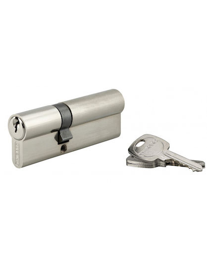 Thirard Lock Cylinder Security 90mm (35-55) with 3 Keys Silver