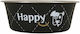 Zolux Edelstahl Schalen Futter & Wasser für Hund & Katze 1.5lt 21cm in Schwarz Farbe