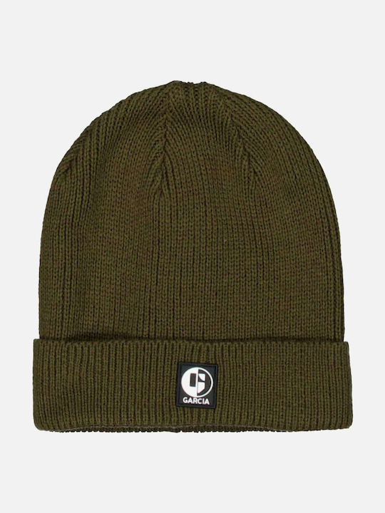 Kids Beanie Knitted Khaki
