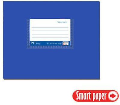 Pp Notebook Ruled 50 Sheets Blue 1pcs