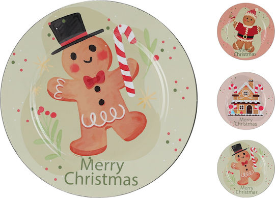 ArteLibre Christmas Platter Plastic D33cm. (Μiscellaneous Designs/Colors)