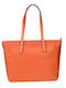 Women's Bag Shopper Shoulder Orange