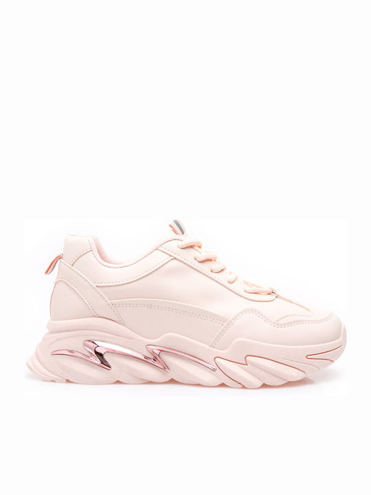 Malesa Γυναικεία Sneakers Ροζ