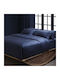 Hauz Bettlaken Super-Doppel 250x290cm. Blau