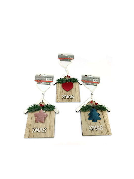 Christmas Wooden House Ornament