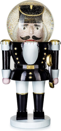 Donkey Polyresin Christmas Nutcracker 25cm Black