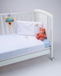 Prenatal Baby Crib Bedding Set 3pcs White