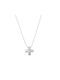 White Gold Cross 14K with Chain