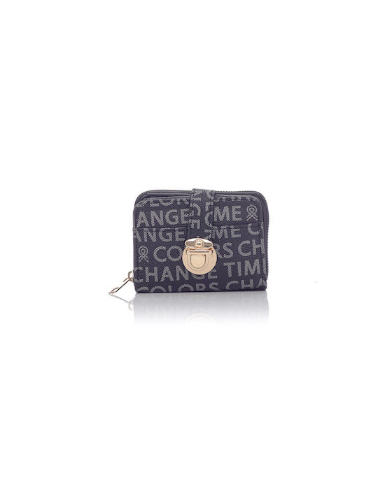 David Polo Small Women's Wallet Coins Black