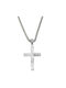 Men's Cross from Steel with Chain