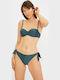 Eriphyle Bikini Slip with Ties Green