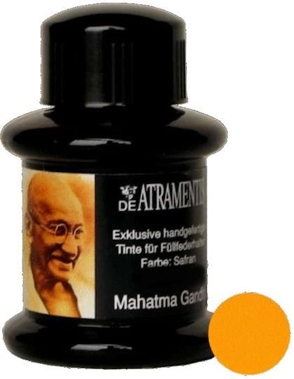 De-Atramentis De Atramentis 1233 Mahatma Gandhi Ersatz- und Füllfederhaltertinten für Füllfederhalter Orange 45ml