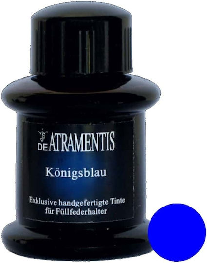 De-Atramentis De Atramentis 1030 Royal Replacement Ink for Fountain Pen Blue 45ml