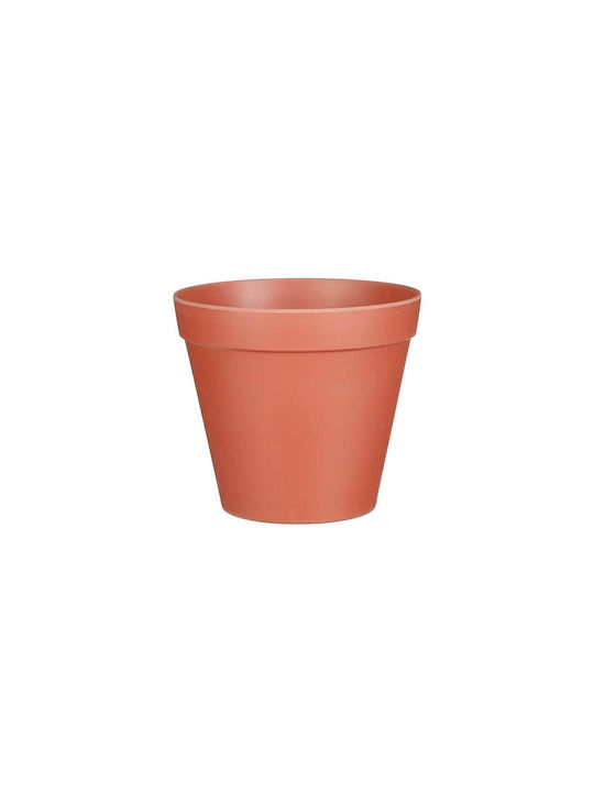 Mica Orion Dark Pot Plastic 19x19x16.5cm.