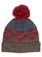 Chaos Nine Ball Knitted Beanie Cap Brown