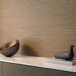 Argenta Ceramica Marlen Slat Nut Wall Interior Matte Porcelain Tile 120x40cm Brown