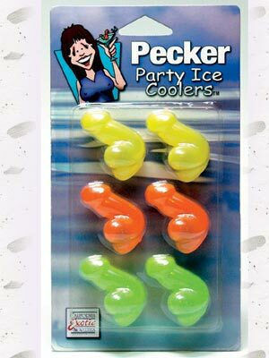 Calexotics Multiple Use Ice Cubes Funny Gift 6 Pieces