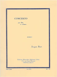 Alphonse Leduc Ibert Concerto Flute & Orchestra Reduction