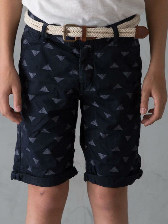 Παιδικό Σορτς/Βερμούδα Υφασμάτινο Short Navy Μπλε