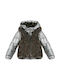 Catimini Girls Casual Jacket Gray Doudoune 5 with Ηood