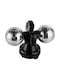Amo toys Twin Mirror Ball Lamp Lustră Decorativă Lumină de petrecere Negru