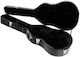 FX Wood Form Guitar Αδιάβροχη Βαλίτσα Ηλεκτρικής Κιθάρας με Επένδυση Μαύρη
