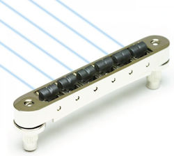 Graphtech Ghost Tune-o-matic 4mm Nickel Pn Guitar & Bass Bridge Silver