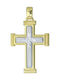 Savvidis Gold Kreuz 14K mit Kette