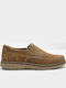 Δερμάτινα Ανδρικά Loafers σε Καφέ Χρώμα