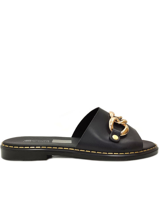 Blondie Women's Flat Sandals in Black Color