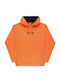 Independent Men's Sweatshirt with Hood and Pockets Orange