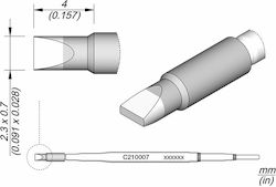 JBC Μύτη Κολλητηρίου C210007