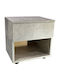 Nachttisch Gray 40.4x33.4x44.4cm
