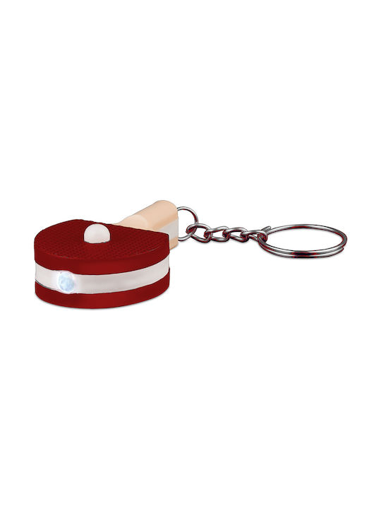 Tibhar Schlüsselanhänger mit LED Rot
