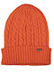 Vera Beanie Frauen Beanie Gestrickt in Orange Farbe