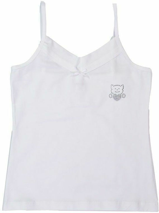 Baykar Kinder Unterhemd Tank-Top Weiß 1Stück