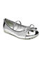 Meridian Kids Ballerinas with Elastic Strap Silver