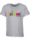 Kinder-T-Shirt Gray