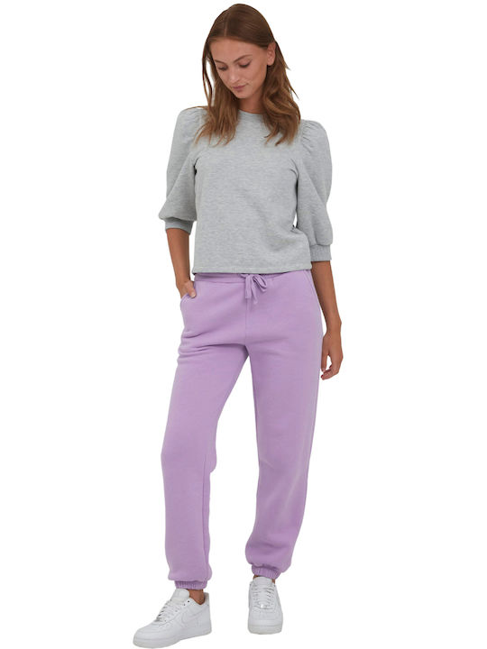 Byoung Women's Jogger Sweatpants Purple