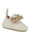 Easy Peasy Baby Hausschuhe Weiße Blublu Noeud