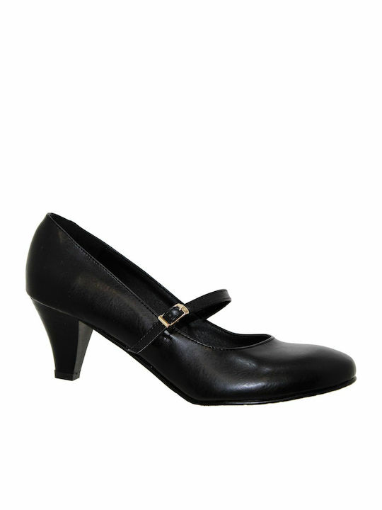 Blondie Leder Pumps Schwarz