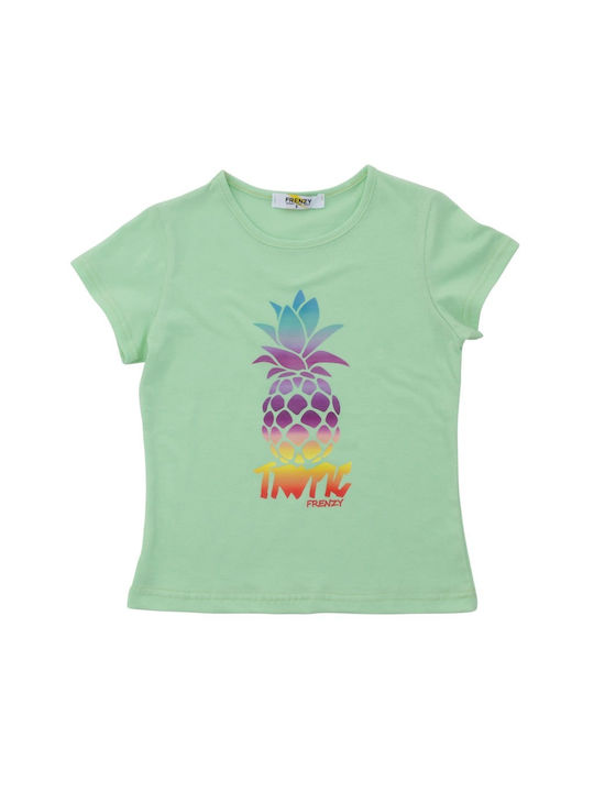 Frenzy Kids Blouse Short Sleeve Green