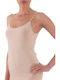 Women's T-Shirt with Spaghetti Strap Beige