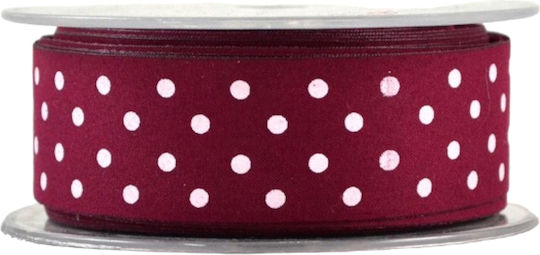 Kappa Decor Fabric Ribbon Polka Dot 18meters with Width 25mm